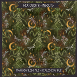 Hextober #6 INSECTS Seamless Files + Matching PNGs