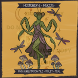 Hextober #6 INSECTS Seamless Files + Matching PNGs