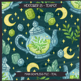 Hextober #25 TEAPOT Seamless Files + Matching PNGs