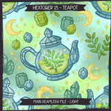 Hextober #25 TEAPOT Seamless Files + Matching PNGs