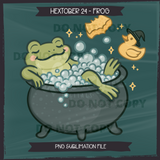 Hextober #24 FROG Seamless Files + Matching PNGs