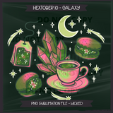 Hextober #10 GALAXY Seamless Files + Matching PNGs