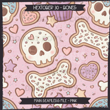 Hextober #30 BONES Seamless Files + Matching PNGs