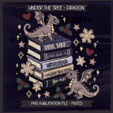 Under The Tree - Dragon Seamless Files + Matching PNGs