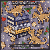 Under The Tree - Dragon Seamless Files + Matching PNGs