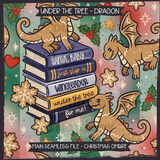 Under The Tree - Dragon Seamless Files + Matching PNGs