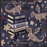 Under The Tree - Dragon Seamless Files + Matching PNGs