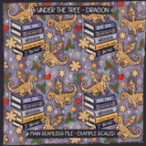 Under The Tree - Dragon Seamless Files + Matching PNGs