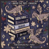 Under The Tree - Dragon Seamless Files + Matching PNGs
