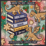 Under The Tree - Dragon Seamless Files + Matching PNGs