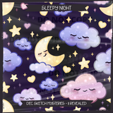 Dec Original Sketch Mysteries Seamless Files + PNGs