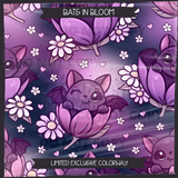 Bats in Bloom Seamless File + Matching PNGs