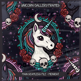 Unicorn Gallery Frames Seamless File + Matching PNGs