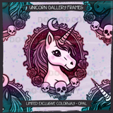 Unicorn Gallery Frames Seamless File + Matching PNGs