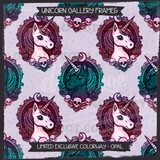 Unicorn Gallery Frames Seamless File + Matching PNGs