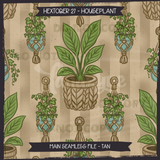 Hextober #27 HOUSEPLANT Seamless Files + Matching PNGs