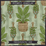 Hextober #27 HOUSEPLANT Seamless Files + Matching PNGs