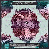 YUCK #4 FORTUNE Seamless Files + Matching PNGs