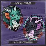 YUCK #4 FORTUNE Seamless Files + Matching PNGs
