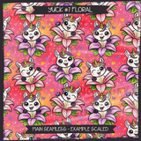 YUCK #7 FLORAL Seamless Files + Matching PNGs
