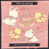YUCK #8 CHECKER Seamless Files + Matching PNGs