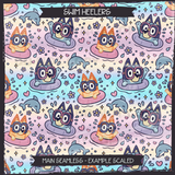 Swim Heelers Seamless File + Matching PNGs