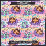 Swim Gabby Seamless File + Matching PNGs