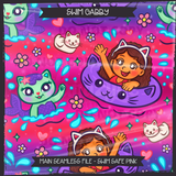 Swim Gabby Seamless File + Matching PNGs