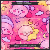 Sleepy Puffball Seamless File + Matching PNGs