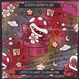 Sleepy Gamer Plant Seamless File + Matching PNGs