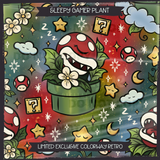 Sleepy Gamer Plant Seamless File + Matching PNGs