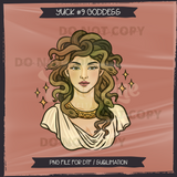 YUCK #9 GODDESS Seamless Files + Matching PNGs
