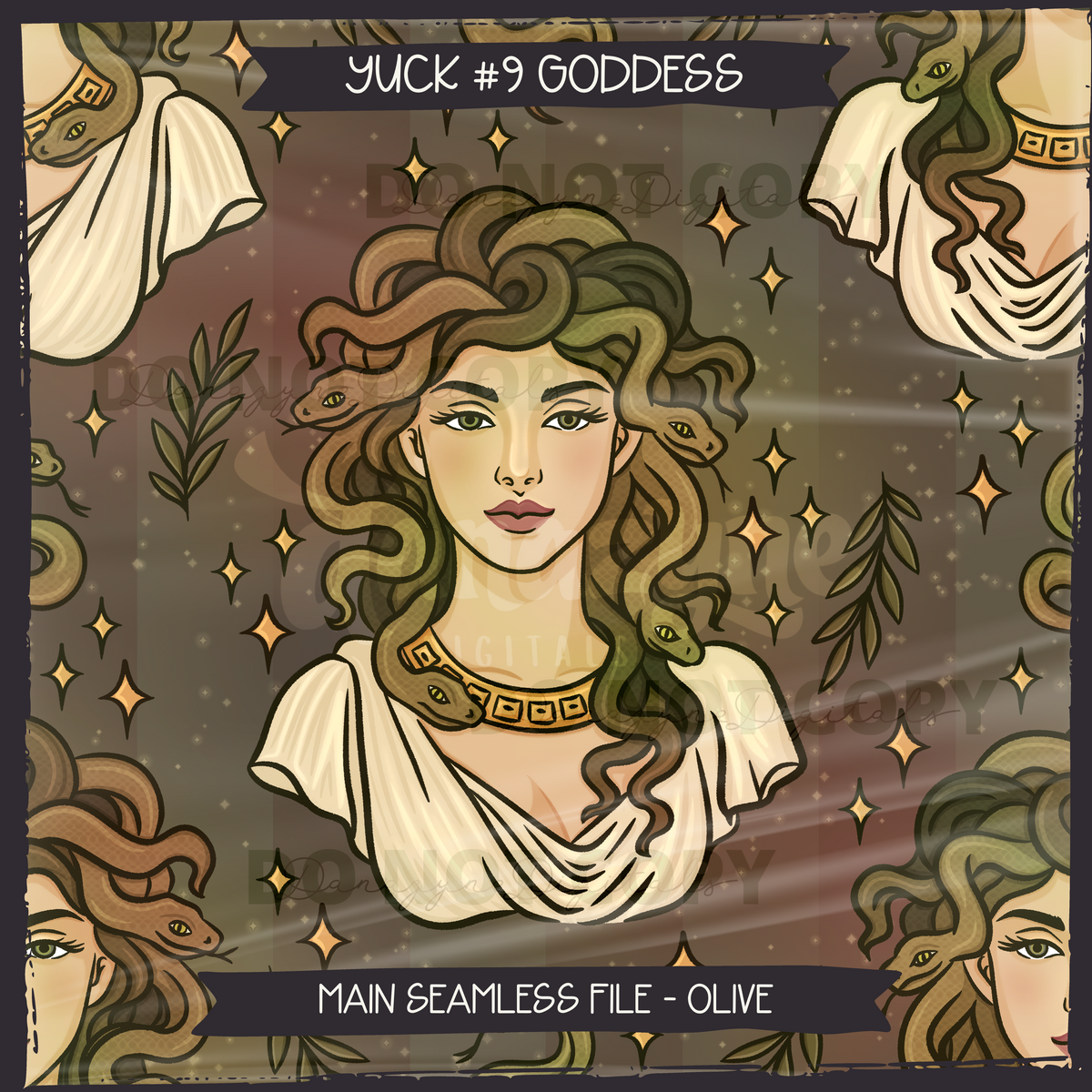 YUCK #9 GODDESS Seamless Files + Matching PNGs – Danazyne