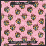 LUCK #1 CHARM Seamless Files + Matching PNGs