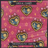 LUCK #1 CHARM Seamless Files + Matching PNGs