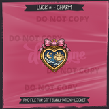 LUCK #1 CHARM Seamless Files + Matching PNGs