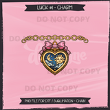 LUCK #1 CHARM Seamless Files + Matching PNGs