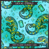 LUCK #2 EMERALD Seamless Files + Matching PNGs