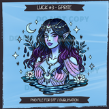 LUCK #3 SPRITE Seamless Files + Matching PNGs