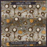 LUCK #4 MOON Seamless Files + Matching PNGs
