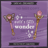LUCK #5 ENCHANTED Seamless Files + Matching PNGs