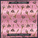 LUCK #5 ENCHANTED Seamless Files + Matching PNGs