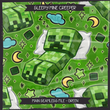 Sleepy Mine Creeper Seamless File + Matching PNGs