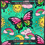 YUCK #12 RAINBOW Seamless Files + Matching PNGs