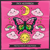 YUCK #12 RAINBOW Seamless Files + Matching PNGs