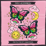 YUCK #12 RAINBOW Seamless Files + Matching PNGs