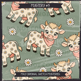 May Original Sketch Mysteries Seamless Files + PNGs