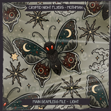 Cryptid Night Flyers - Mothman Seamless File + Matching PNGs
