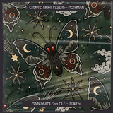 Cryptid Night Flyers - Mothman Seamless File + Matching PNGs