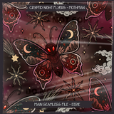 Cryptid Night Flyers - Mothman Seamless File + Matching PNGs